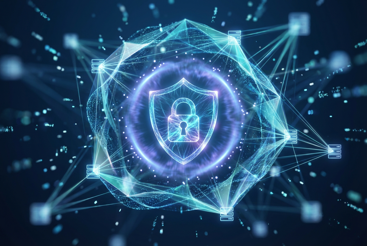 Abstract representation of secure data infrastructure